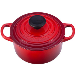 Signature Cast Iron 1 Qt Round French Oven Cherry
