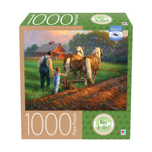 Milton Bradley Premium Blue Board Jigsaw Puzzle - Mark Keathley - You've Got What It Takes: 1000 Pcs