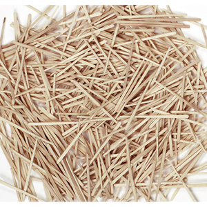 Creativity Street Natural Wooden Flat Toothpicks. 2500 Pieces Per Box, 6 Boxes