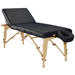 MT Massage  30" Midas Tilt 3 Section Portable Massage Table Package Backrest Liftback Tattoo and Salon Table (Agate Blue)