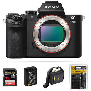 Alpha a7 II Mirrorless Digital Camera Body with Accessory Kit
