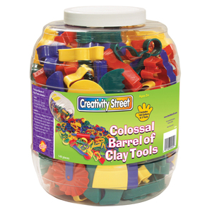 Pacon Colossal Barrel Of Clay Tools 144 Cutters & 5 Tools