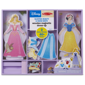 Sleeping Beauty and Snow White Wooden Magnetic Dress-Up