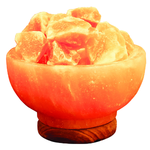 Natural Fire Bowl Lamp