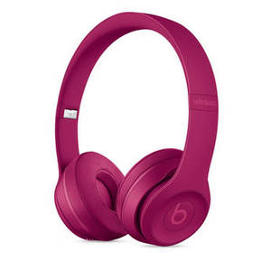 Neighborhood Collection Beats Solo3 Wireless On-Ear Headphones (Brick Red)
