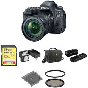 EOS 6D Mark II DSLR Camera with 24-105mm f/3.5-5.6 Lens Basic Kit