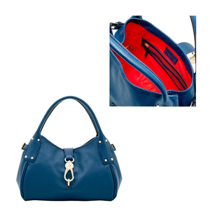 Belvedere Medium Logo Lock Satchel