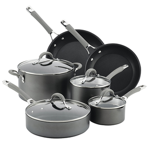 10pc Elementum Hard Anodized Cookware Set