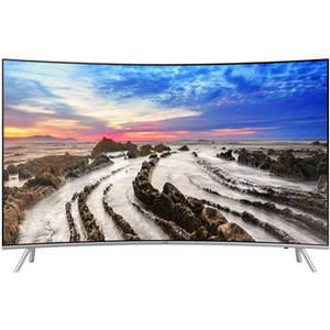 MU8000-Series 55"-Class HDR UHD Smart Multi-System Curved LED TV