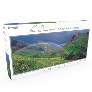 Pressman Toy Images of America 504 Piece Panoramic Puzzle, Promise of Peace
