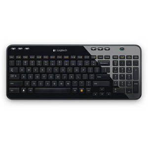 K360 Wireless Keyboard (Glossy Black)