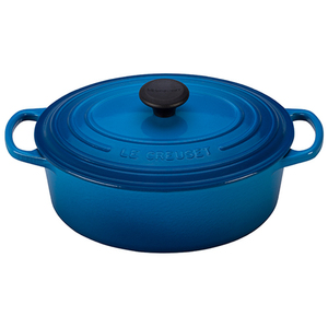 Enameled Cast Iron 2.75 Qt Signature Oval French Oven Marseille