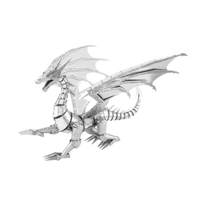 Fascinations Toys & Gifts ICONX 3D Metal Model Kit - Silver Dragon