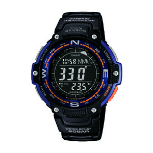 Mens Twin Sensor Temperature/Compass Sport Watch Black