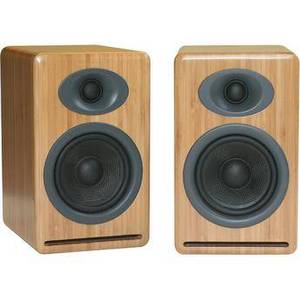 P4 2-Way Passive Bookshelf Speakers (Bamboo, Pair)