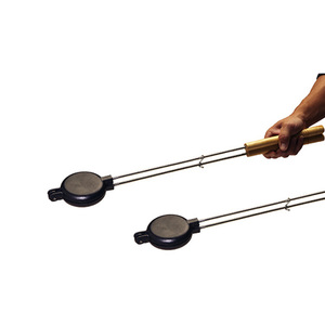 Set of 2 Pre-Seasoned Cast Iron Round Pie Cooker