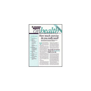 Consumer Reports On Health - 12 Issues - 1 Year