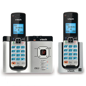 Connect-to-Cell Cordless Phone System w/ 2 Handsets