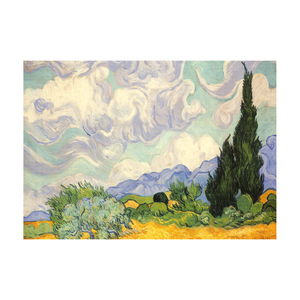 Piatnik Vincent Van Gogh - Wheat Field with Cypresses: 1000 Pcs
