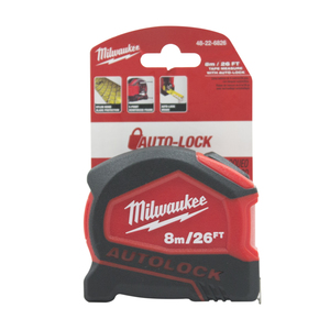8 M/26ft Compact Auto Lock Tape Measure