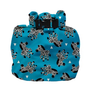 Bambino Mio Wet Diaper Bag, Zebra Crossing