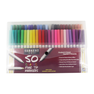 Sargent Art 50 Count Fine Tip Classic Markers