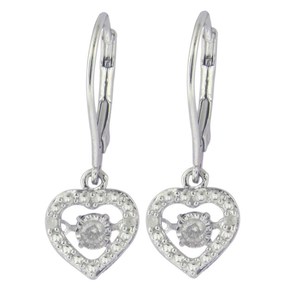 SIL W EARRING 0.15 cts