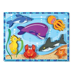 Melissa & Doug Sea Creatures Chunky Puzzle