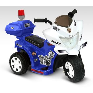 Kid Motorz Lil Patrol Blue and White 6V