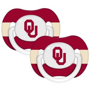Baby Fanatic Oklahoma Sooners Pacifiers (Pack of 2)