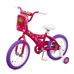 John Deere 16 Inch Pink Girls Bicycle