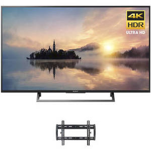 X720E-Series 55"-Class HDR UHD Smart LED TV and Tilting Wall Mount Kit