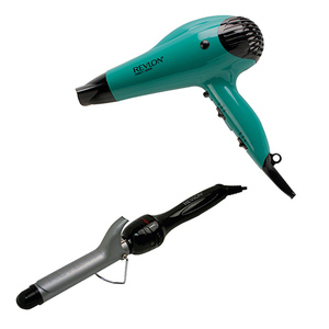 Perfect Heat 1" Curling Iron & Essentials Volume Dryer Kit