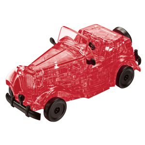 University Games Bepuzzled 3D Crystal Puzzle - Classic Car (Red): 53 Pcs