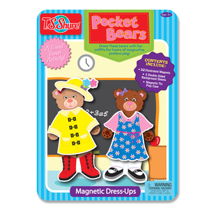 TS Shure Pocket Bears Dress Ups Magnetic Tin Playset