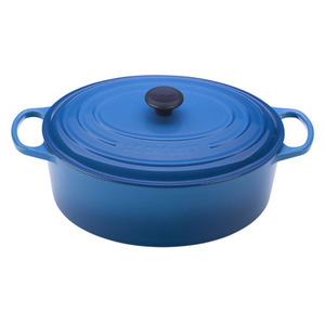 Signature Enameled Cast Iron 5 Qt. Oval French Oven Marseille