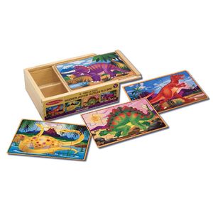 Melissa & Doug Dinosaurs Puzzles in a Box