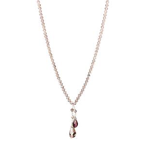 Swarovski Elements Amethyst Color Necklace