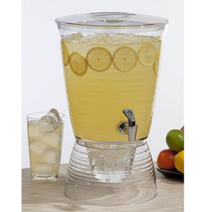 2.5-Gallon Clear Beverage Dispenser