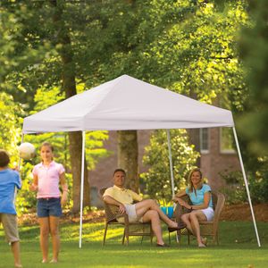 ShelterLogic Pop-Up 10' x 10' Tent with White Cover