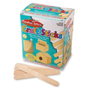 Charles Leonard, Inc. Jumbo Craft Sticks, 6" X 3/4", 500/Box, 3 Boxes