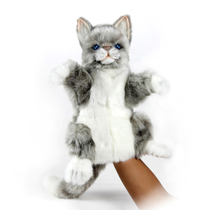 hansa Cat Jacquard Hand Puppet