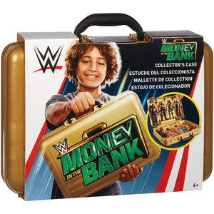 WWE Money In The Bank Figure Carrying Case - Toy Wrestling Action Figure Carrying Case