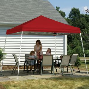 ShelterLogic Pop-Up 12' x 12' Canopy w/ Red Cover