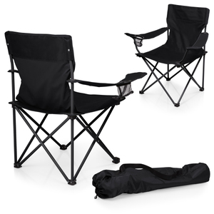 Picnic Time PTZ Camp Chair Black