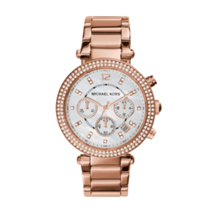 Michael Kors Women's Parker Chronograph Gold-Tone Watch