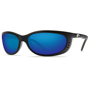 Fathom Black Sunglasses w/Blue 580G Glass Lenses
