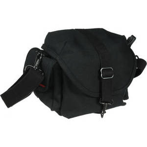 F-8 Small Canvas Shoulder Bag (Black)