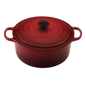 Enameled Cast Iron 5.5 Qt. Round French Oven Cherry