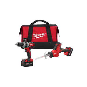 M18 Cordless 2-Tool Combo Kit - Hammer Drill/Drive & HACKZALL Recip Saw